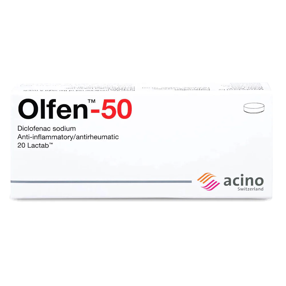 OLFEN 50MG TAB 20