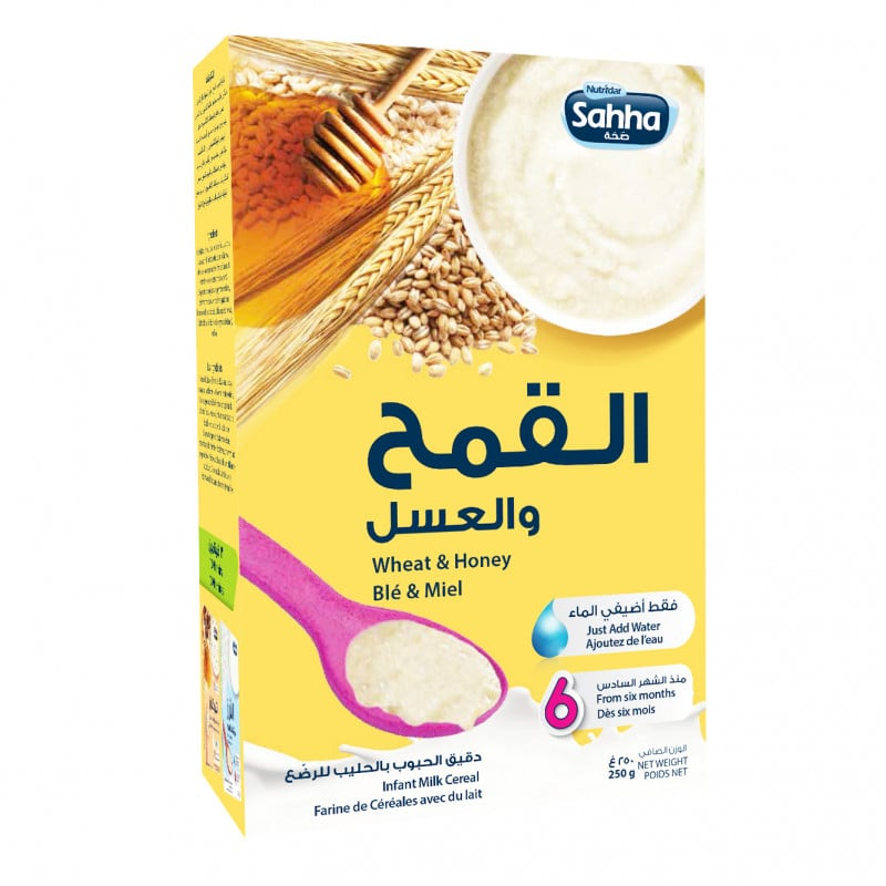 SAHHA WHEAT &HONEY W\MILK 250