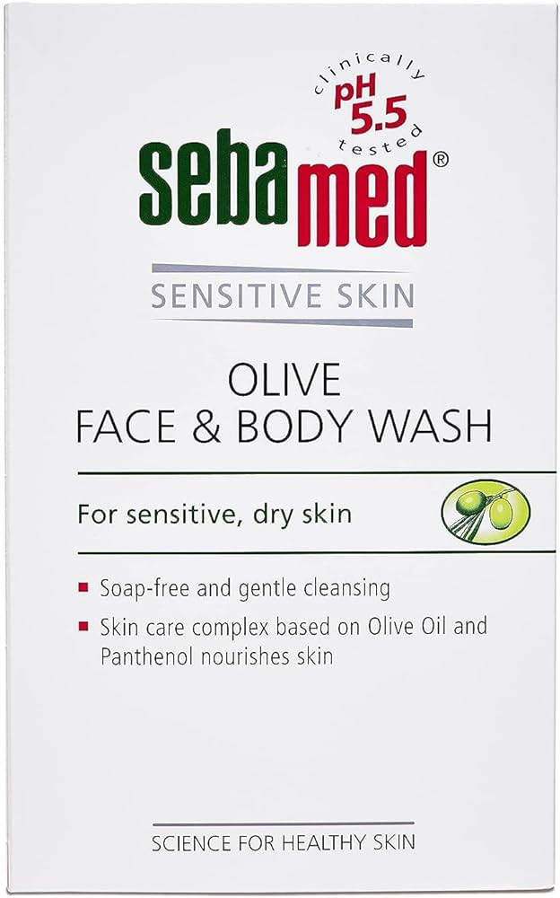 SEBAMED OLIVE FACE BODY WASH